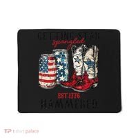 Getting Star Spangled Hammered Funny America 4th Of July Mousepad thumb 0