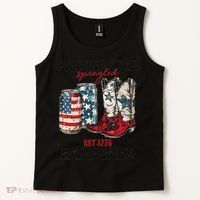 Getting Star Spangled Hammered Funny America 4th Of July Tank Top thumb 2