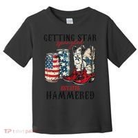 Getting Star Spangled Hammered Funny America 4th Of July Toddler T-Shirt thumb 0