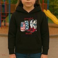Getting Star Spangled Hammered Funny America 4th Of July Kids Hoodie thumb 3