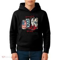 Getting Star Spangled Hammered Funny America 4th Of July Kids Hoodie thumb 4
