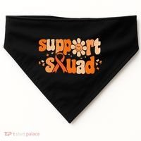 Groovy Support Squad Multiple Sclerosis Awareness Mom Women USA-Made Doggie Bandana thumb 0