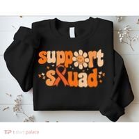 Groovy Support Squad Multiple Sclerosis Awareness Mom Women Sweatshirt thumb 2