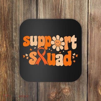 Groovy Support Squad Multiple Sclerosis Awareness Mom Women Coaster