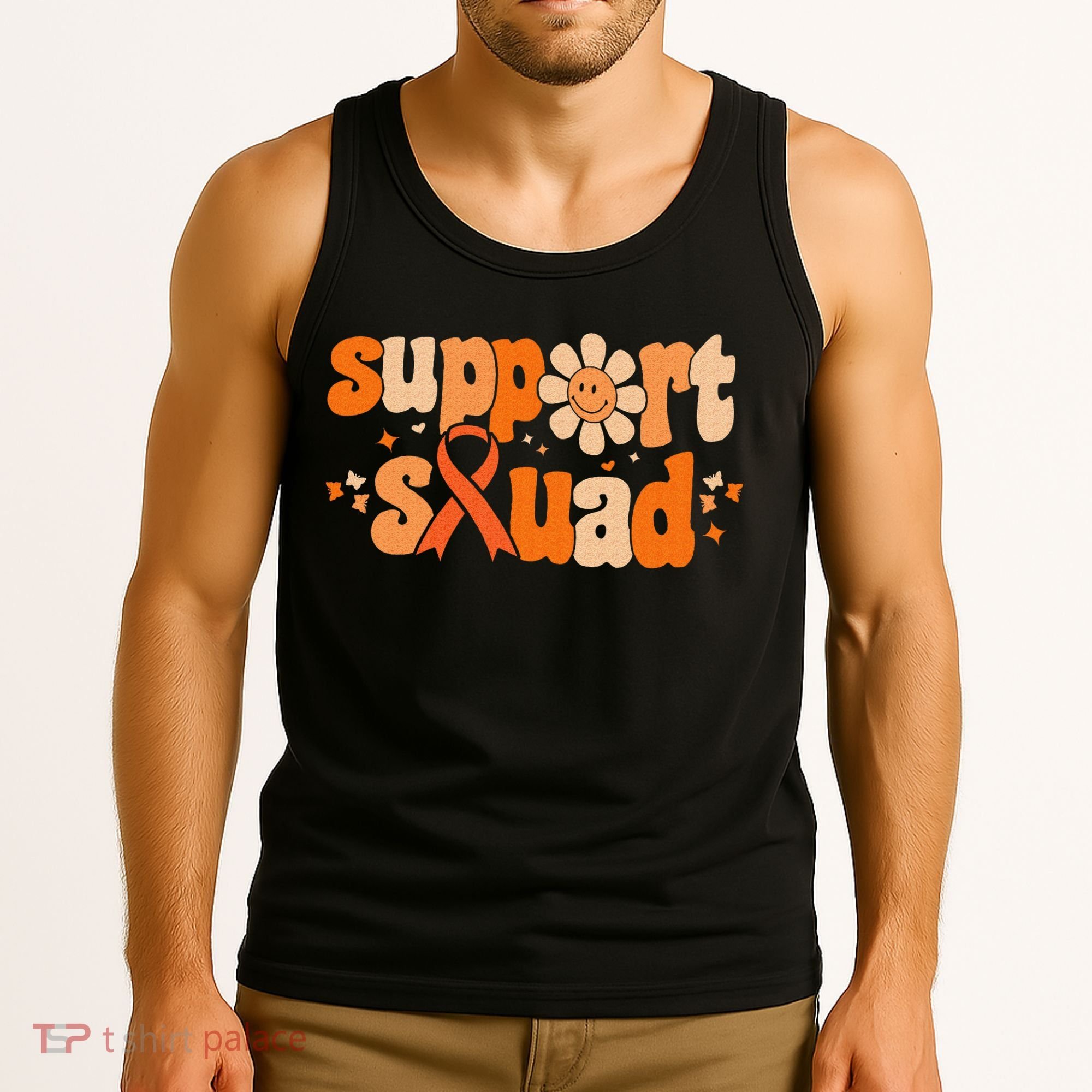 Groovy Support Squad Multiple Sclerosis Awareness Mom Women Tank Top