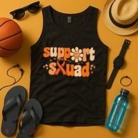 Groovy Support Squad Multiple Sclerosis Awareness Mom Women Tank Top thumb 4