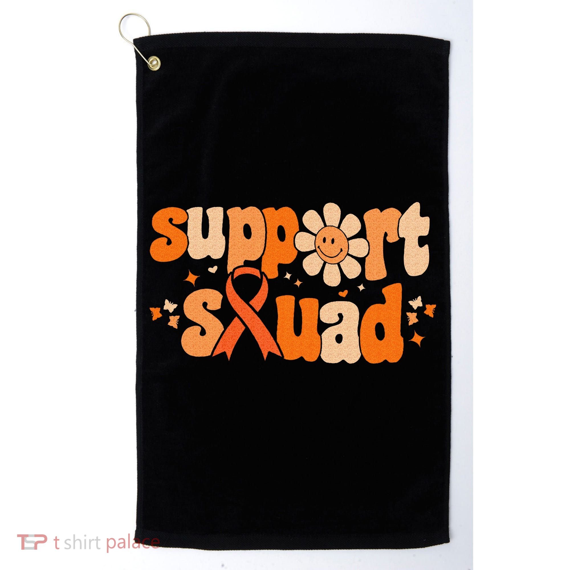 Groovy Support Squad Multiple Sclerosis Awareness Mom Women Golf Towel
