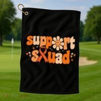 Groovy Support Squad Multiple Sclerosis Awareness Mom Women Golf Towel thumb 1