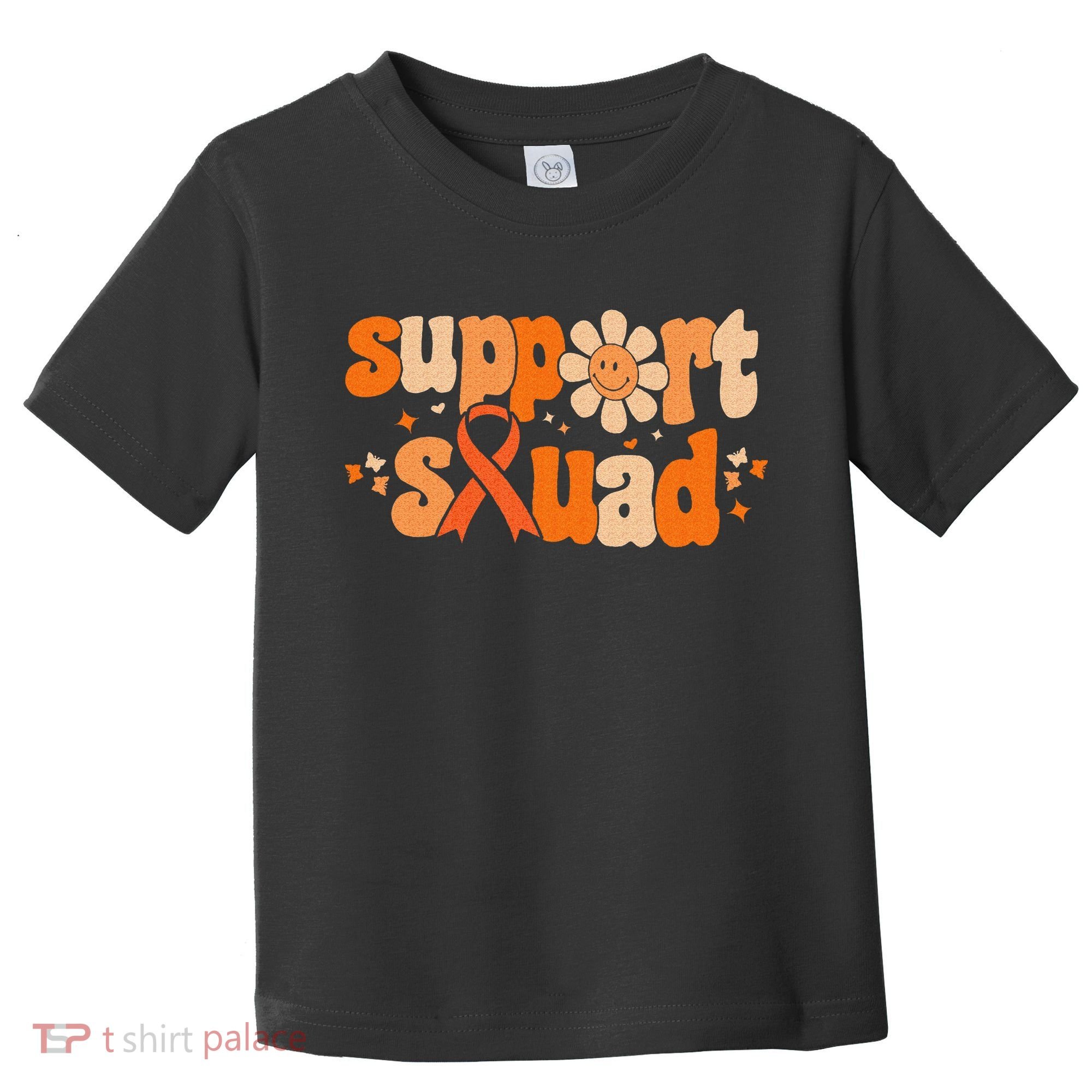 Groovy Support Squad Multiple Sclerosis Awareness Mom Women Toddler T-Shirt