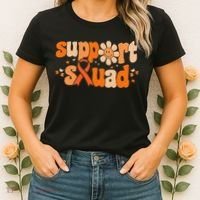 Groovy Support Squad Multiple Sclerosis Awareness Mom Women Women's T-Shirt thumb 2