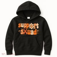 Groovy Support Squad Multiple Sclerosis Awareness Mom Women Kids Hoodie thumb 0