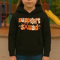 Groovy Support Squad Multiple Sclerosis Awareness Mom Women Kids Hoodie thumb 3
