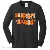 Groovy Support Squad Multiple Sclerosis Awareness Mom Women Kids Long Sleeve Shirt thumb 0