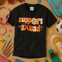 Groovy Support Squad Multiple Sclerosis Awareness Mom Women Kids T-Shirt thumb 3