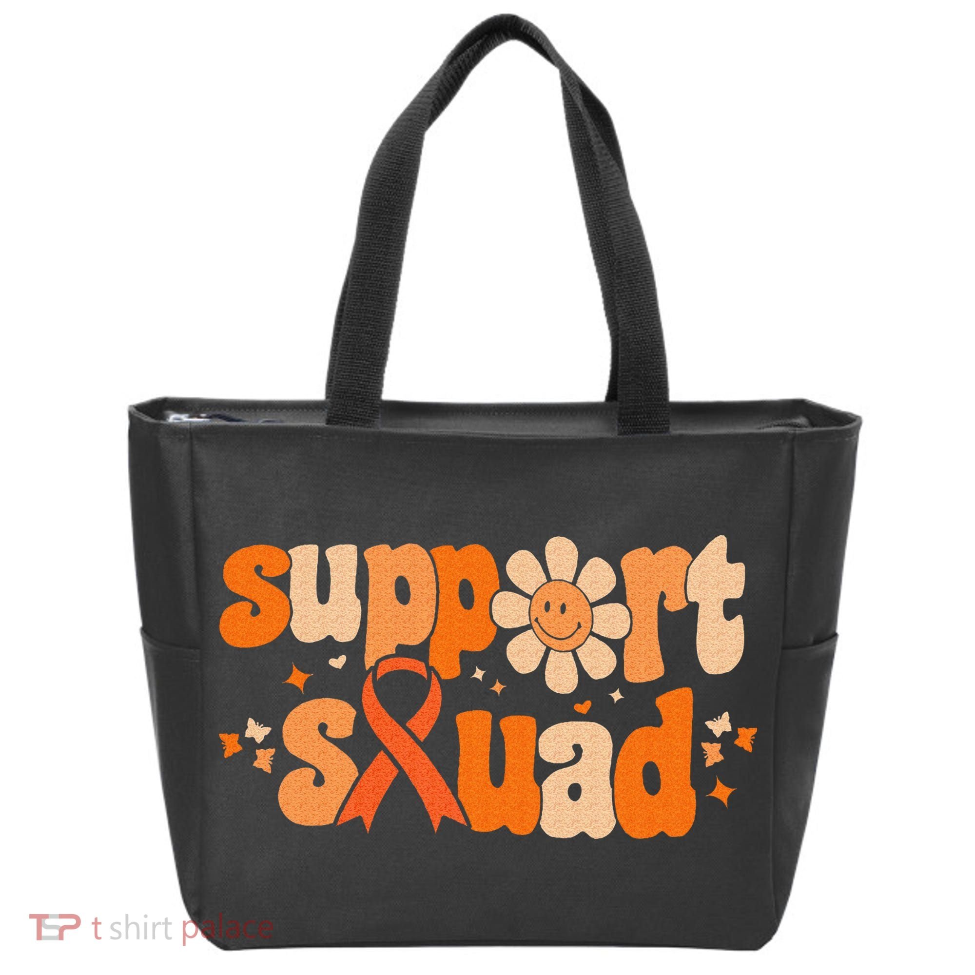 Groovy Support Squad Multiple Sclerosis Awareness Mom Women Tote Bag