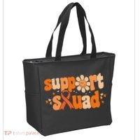 Groovy Support Squad Multiple Sclerosis Awareness Mom Women Tote Bag thumb 2