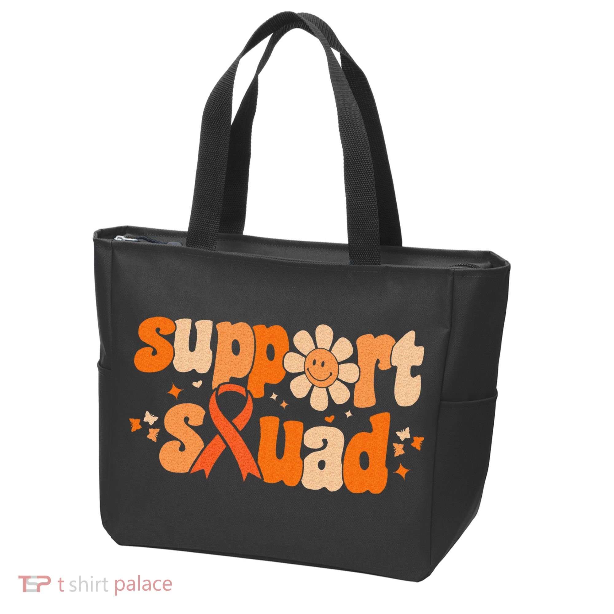 Groovy Support Squad Multiple Sclerosis Awareness Mom Women Tote Bag