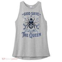 God Save the Queen Bee From Extinction Ladies PosiCharge Tri-Blend Wicking Tank thumb 0