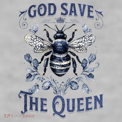 God Save the Queen Bee From Extinction Ladies PosiCharge Tri-Blend Wicking Tank