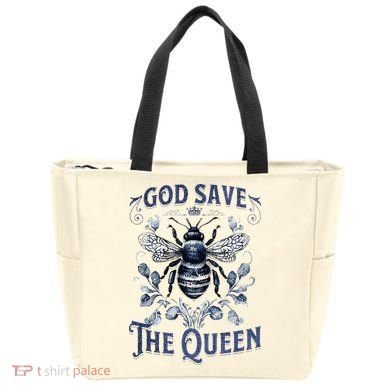God Save the Queen Bee From Extinction Tote Bag