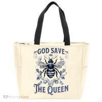 God Save the Queen Bee From Extinction Tote Bag thumb 0