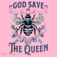 God Save the Queen Bee From Extinction Coaster thumb 2
