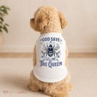 God Save the Queen Bee From Extinction Doggie Tank thumb 2