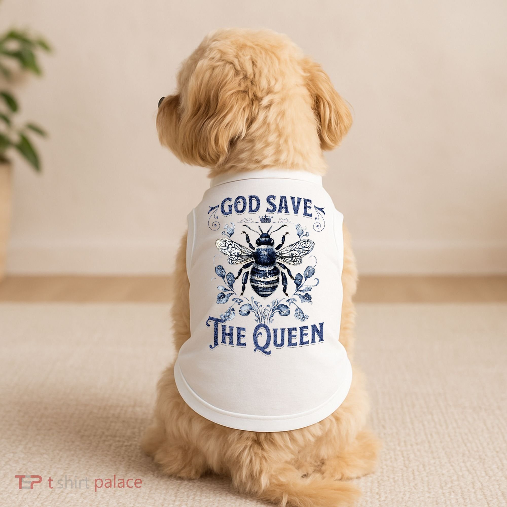 God Save the Queen Bee From Extinction Doggie Tank