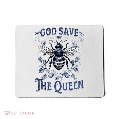 God Save the Queen Bee From Extinction Mousepad