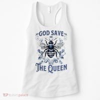 God Save the Queen Bee From Extinction Women's Tank Top thumb 0