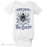 God Save the Queen Bee From Extinction Baby Bodysuit thumb 0