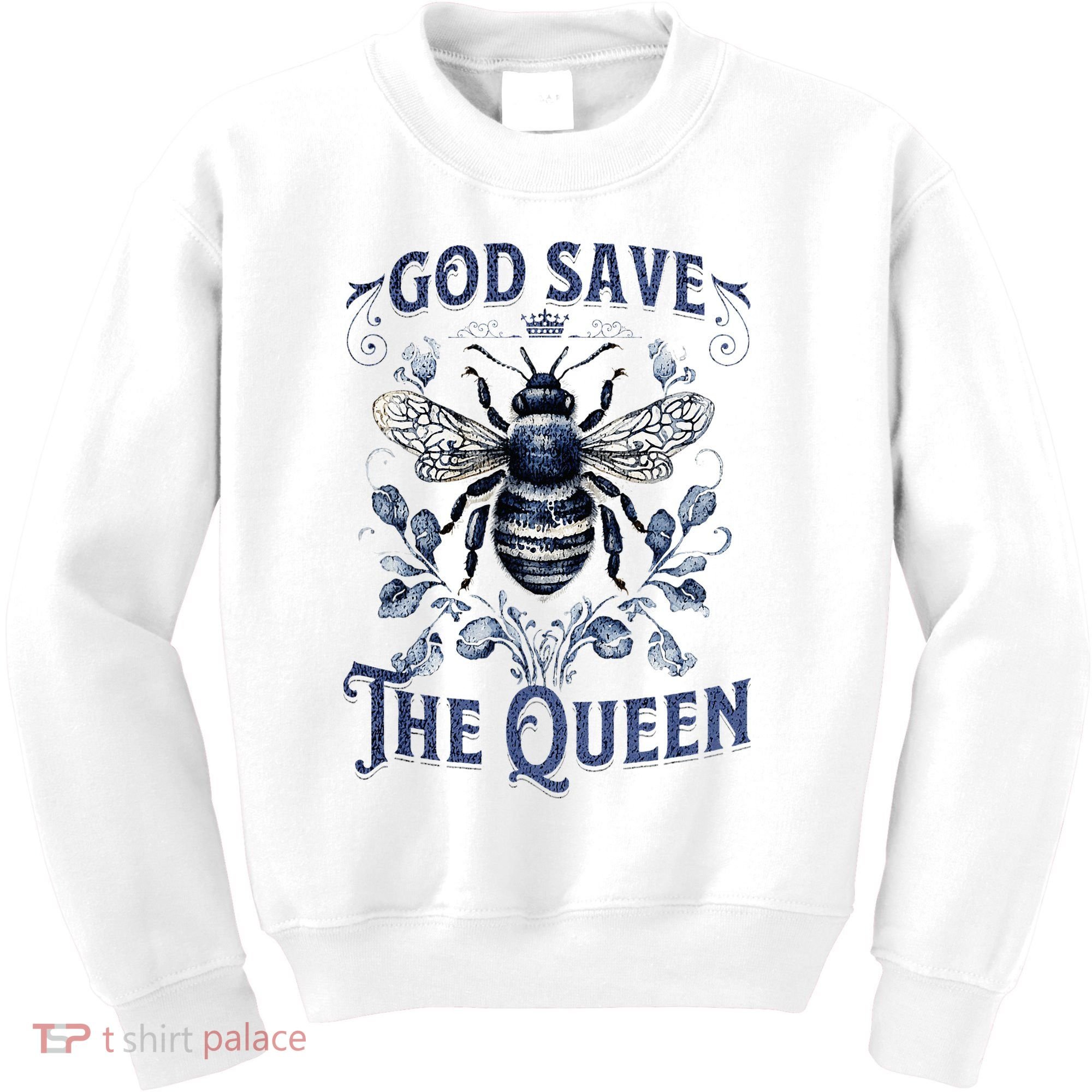 God Save the Queen Bee From Extinction Kids Sweatshirt