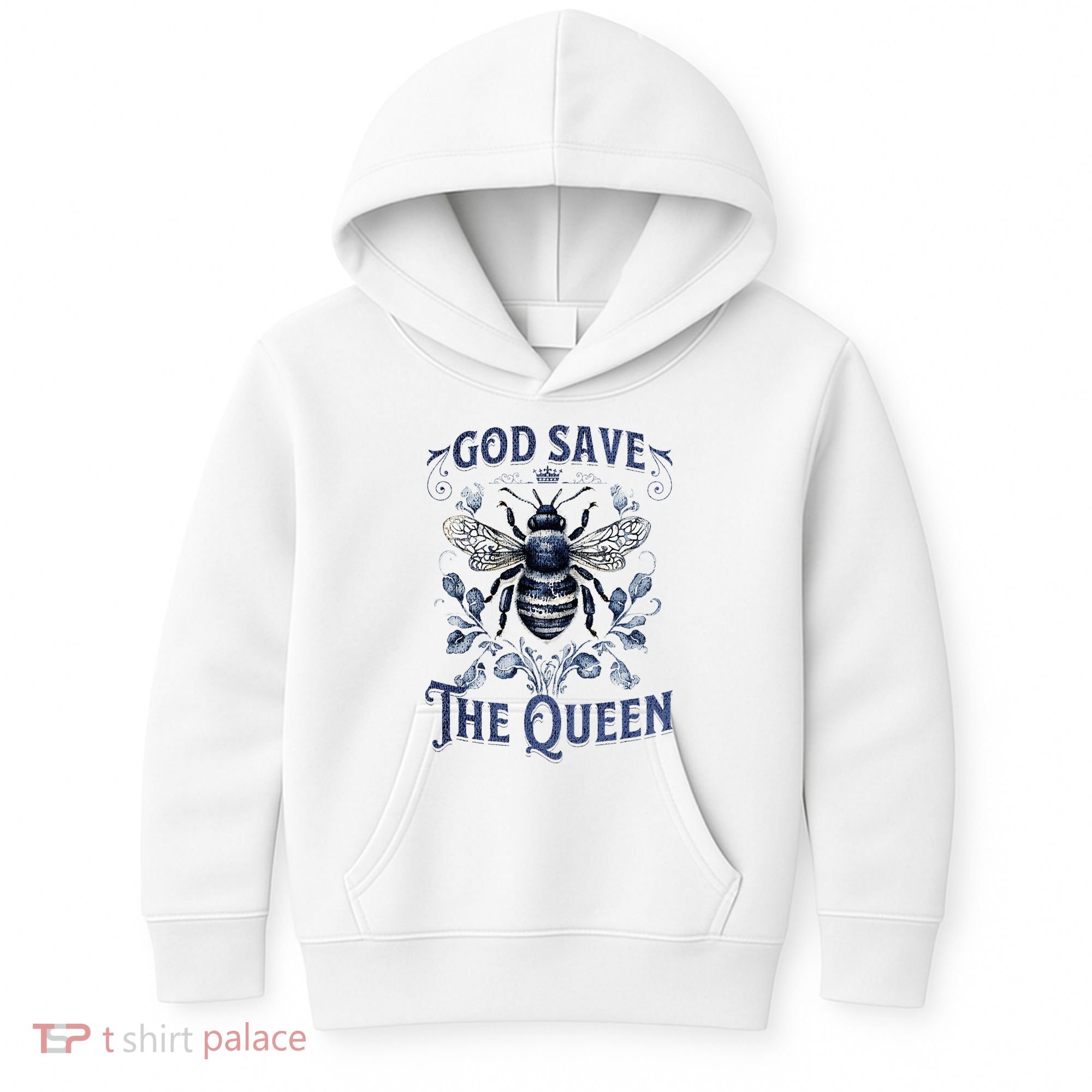 God Save the Queen Bee From Extinction Kids Hoodie