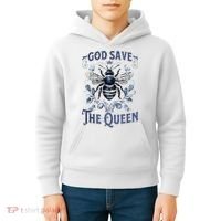 God Save the Queen Bee From Extinction Kids Hoodie thumb 4