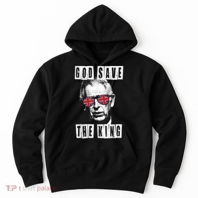God Save The King. King's Coronation Union Jack Charles Hoodie