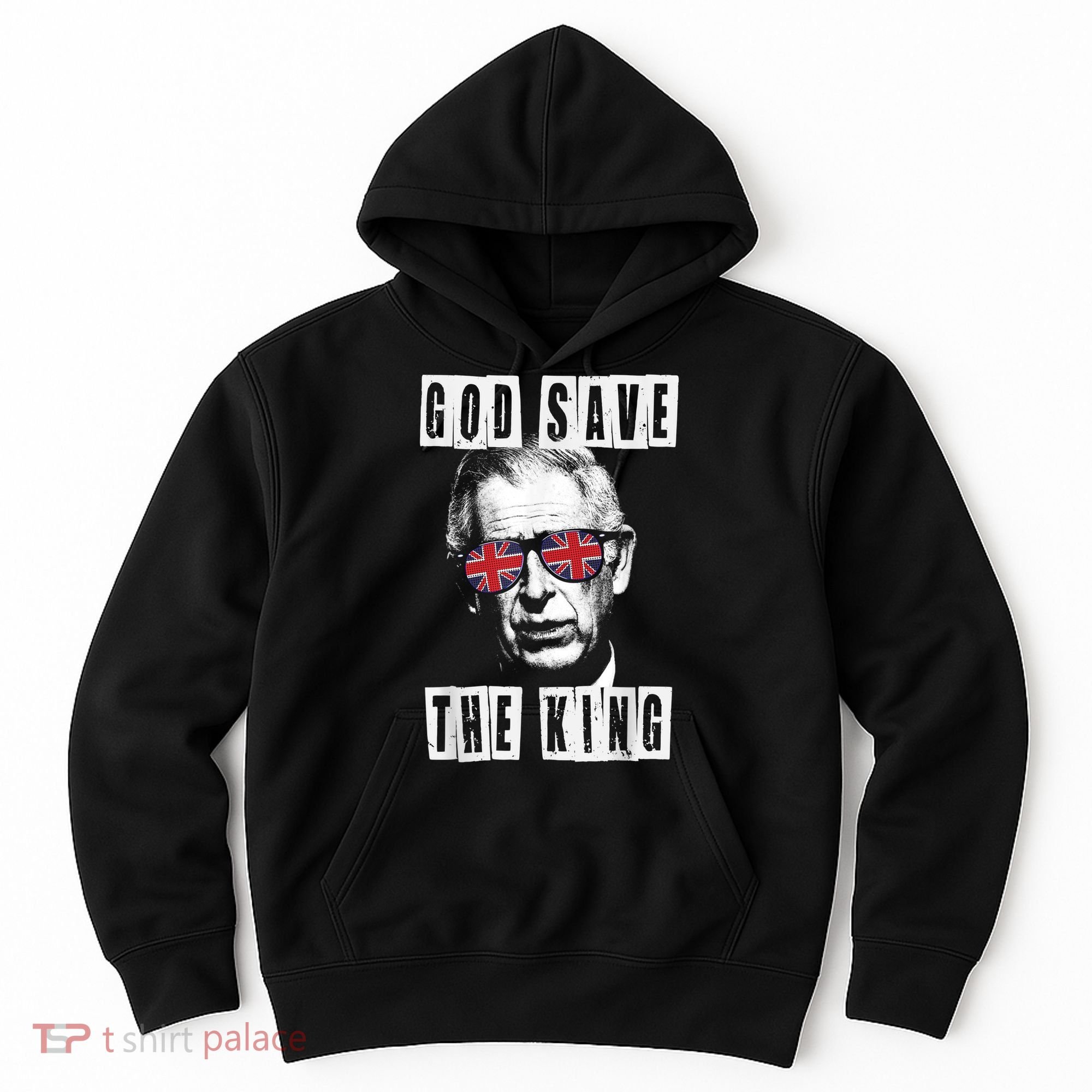 God Save The King. King's Coronation Union Jack Charles Hoodie