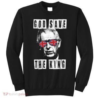 God Save The King. King's Coronation Union Jack Charles Sweatshirt