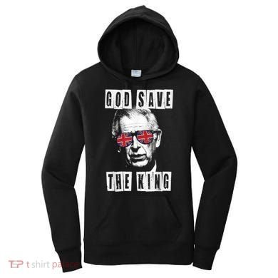 God Save The King. King's Coronation Union Jack Charles Women's Hoodie