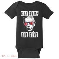 God Save The King. King's Coronation Union Jack Charles Baby Bodysuit thumb 0