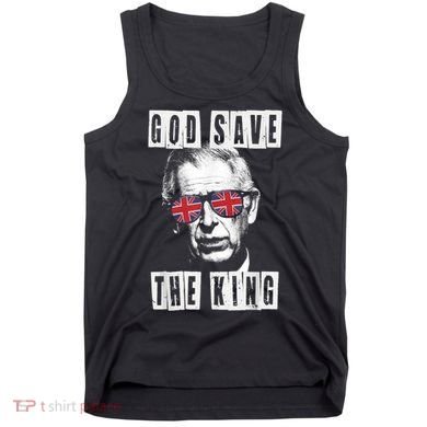 God Save The King. King's Coronation Union Jack Charles Tank Top
