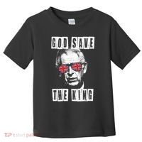 God Save The King. King's Coronation Union Jack Charles Toddler T-Shirt thumb 0