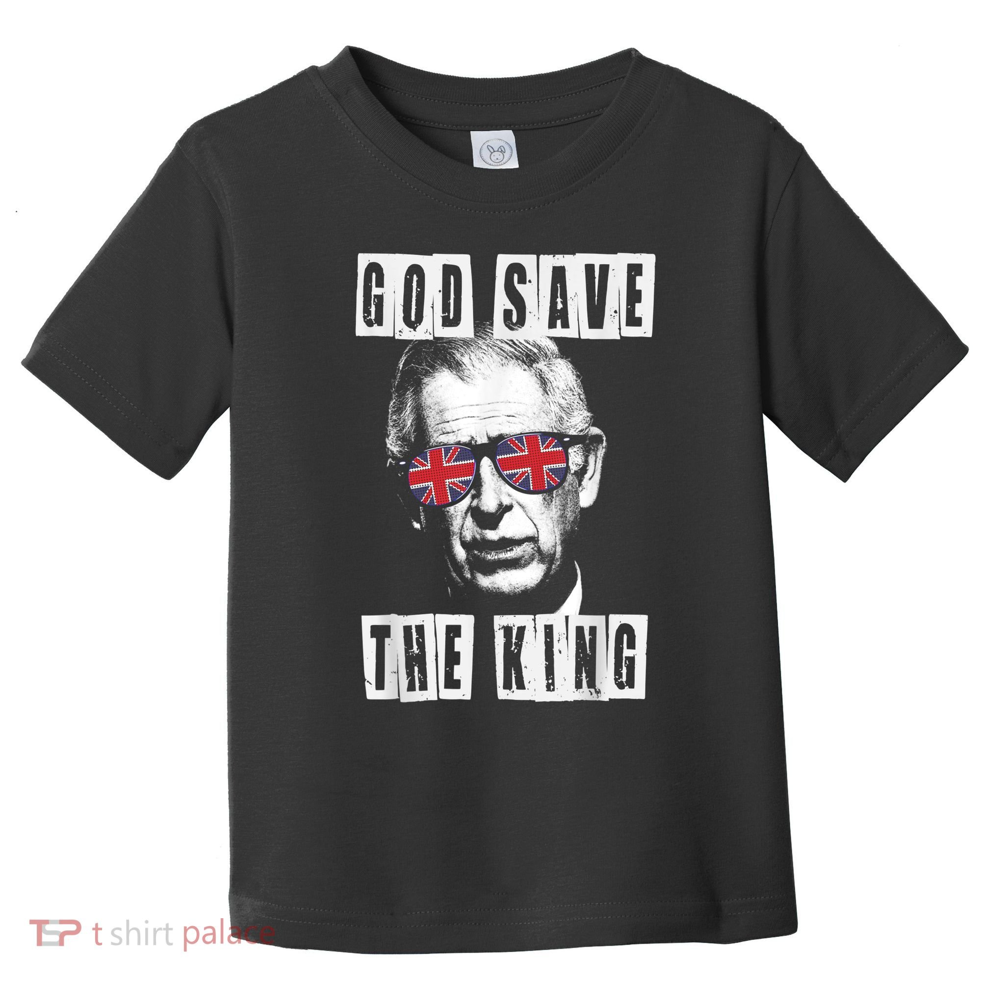 God Save The King. King's Coronation Union Jack Charles Toddler T-Shirt
