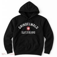 Grindelwald Switzerland T Swiss Flag Grindelwald Hoodie thumb 0