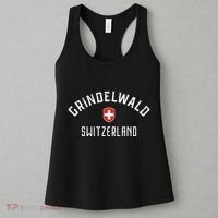 Grindelwald Switzerland T Swiss Flag Grindelwald Women's Tank Top thumb 3