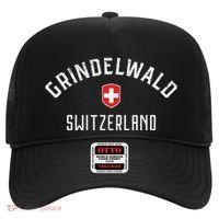 Grindelwald Switzerland T Swiss Flag Grindelwald Hat thumb 0