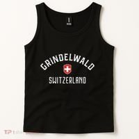 Grindelwald Switzerland T Swiss Flag Grindelwald Tank Top thumb 2
