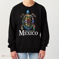 Graphic Sea Turtle Gulf Of Mexico Never Forget Trump Women's Sweatshirt thumb 0
