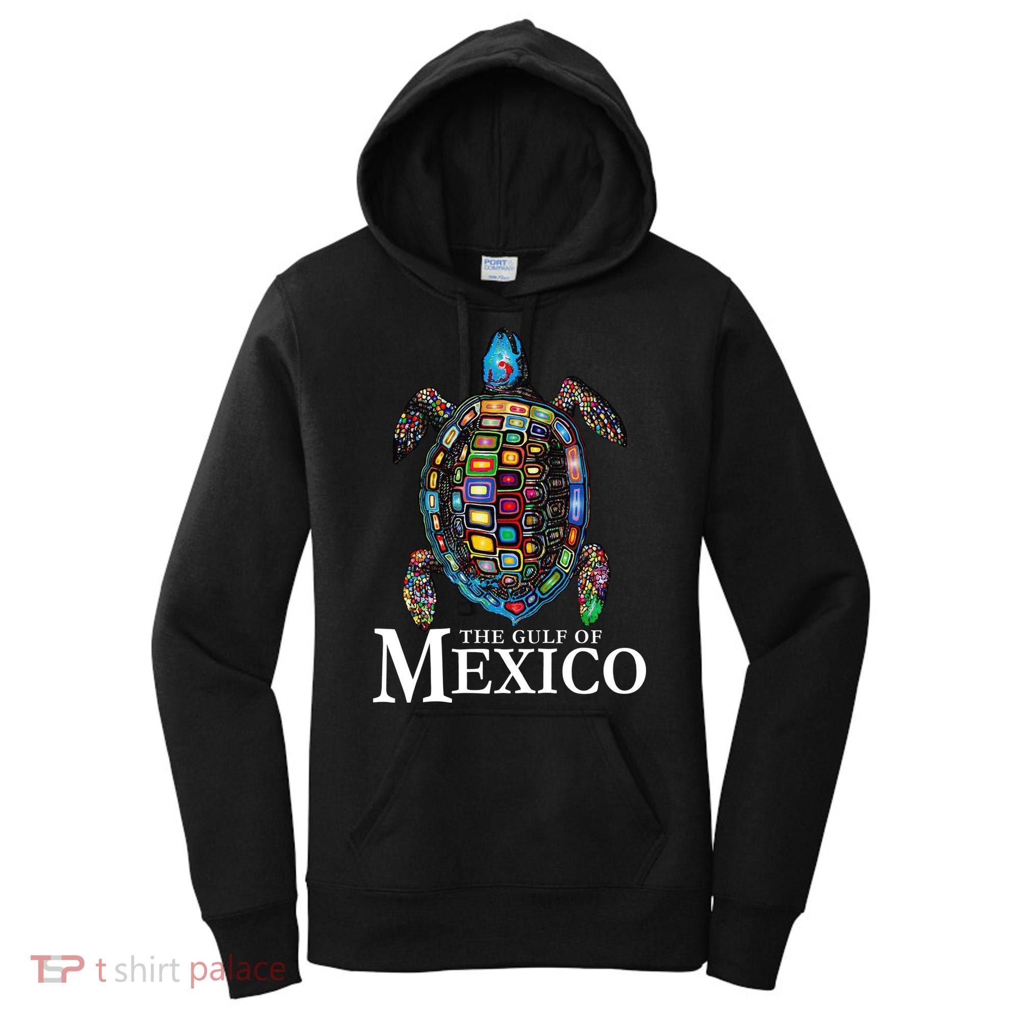 Graphic Sea Turtle Gulf Of Mexico Never Forget Trump Women's Hoodie