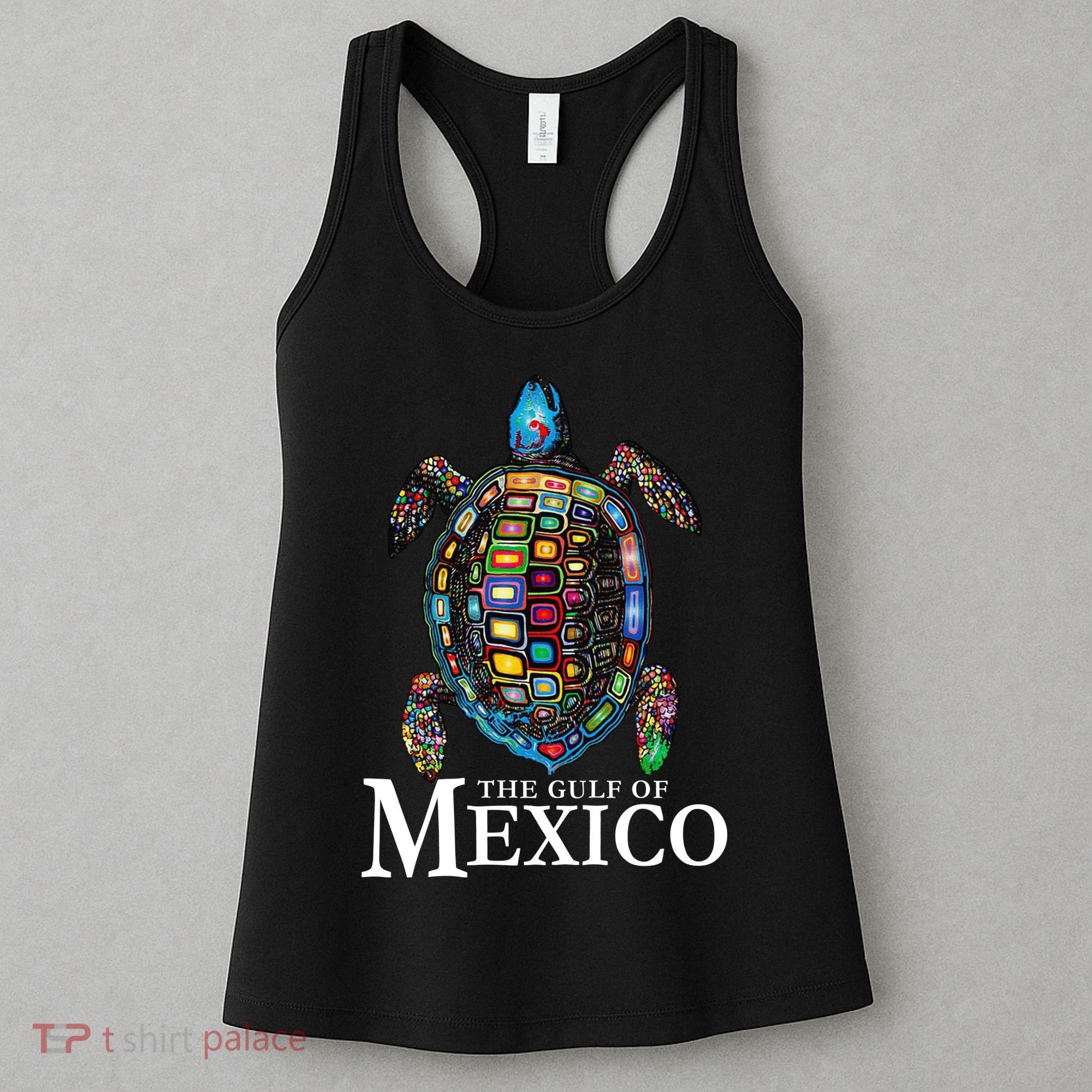 Graphic Sea Turtle Gulf Of Mexico Never Forget Trump Women's Tank Top