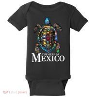 Graphic Sea Turtle Gulf Of Mexico Never Forget Trump Baby Bodysuit thumb 0
